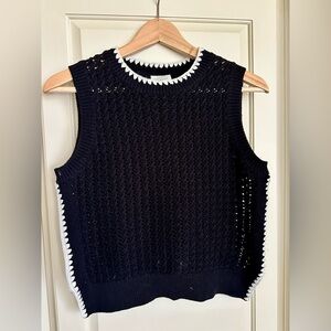 Varley Delaney Knit Vest, XS, EUC